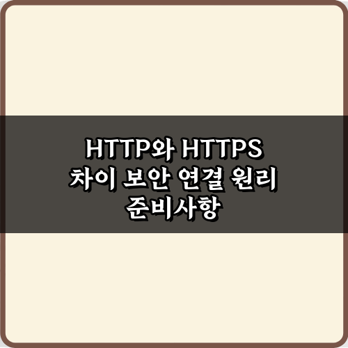 2024년 필수! HTTP와 HTTPS 차이 보안 연결 원리 5분 이해 가이드