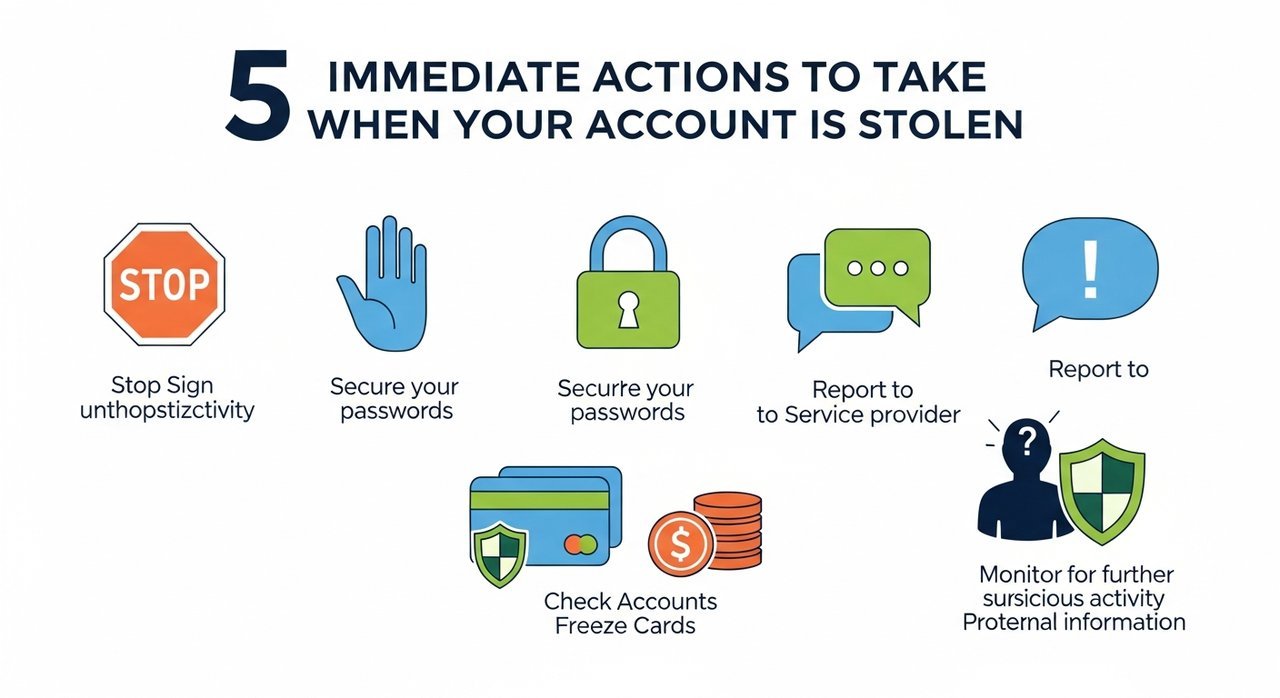 필수! 계정 도용 발생 시 즉시 해야 할 조치 5가지 방법